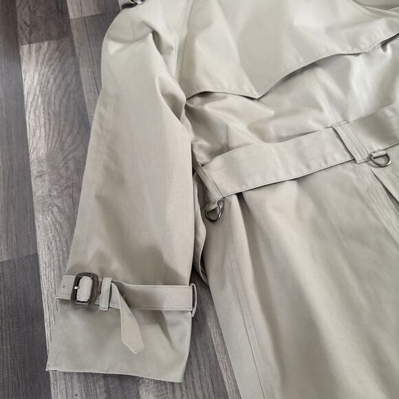 Vintage Brooks Brothers Mens Sz 36 Short Tan Over Coat Dacron Polyester DuPont - Picture 11 of 12